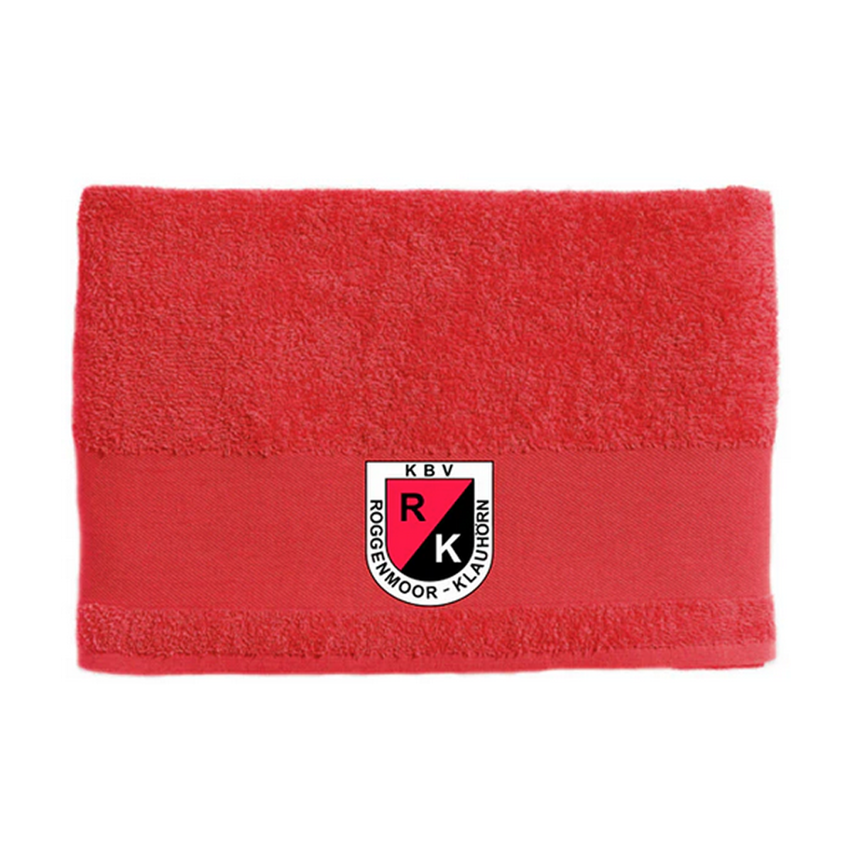 KBV Roggenmoor-Klauhörn Fan - Boßellappen 50*30 rot