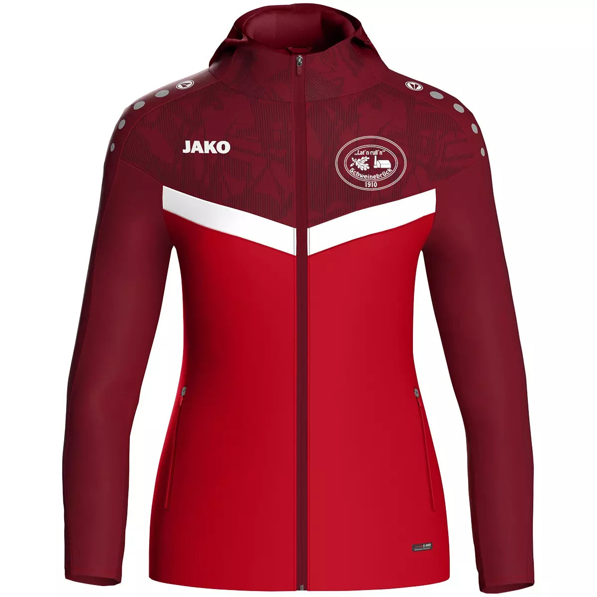 KBV Schweinebrück Kapuzenjacke Iconic Damen Rot