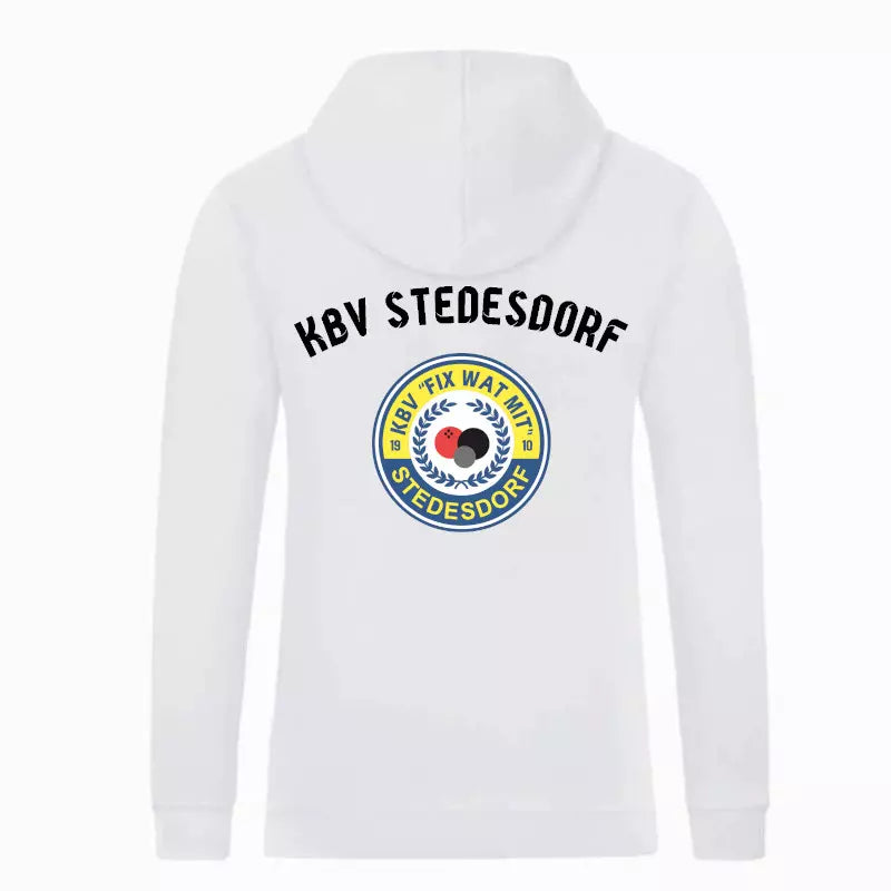 KBV Stedesdorf Hoodie "In ’e Mitt!" Unisex Weiß