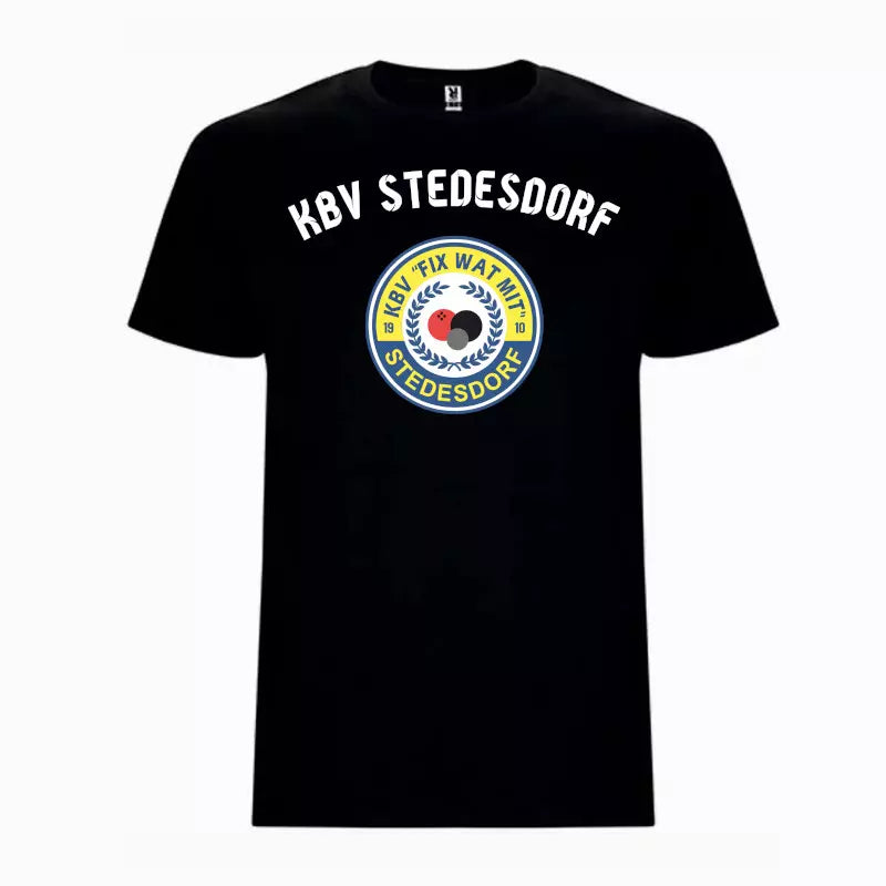 KBV Stedesdorf Shirt "In ’e Mitt!" Unisex Schwarz