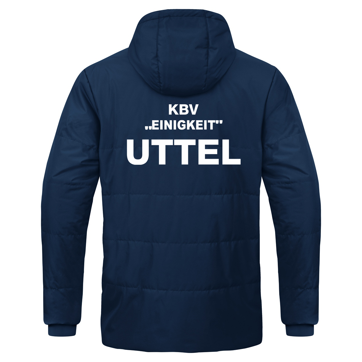KBV Einigkeit Uttel Coachjacke Team mit Kapuze Herren Blau