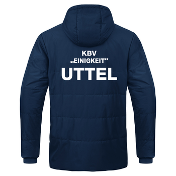 KBV Einigkeit Uttel Coachjacke Team mit Kapuze Herren Blau