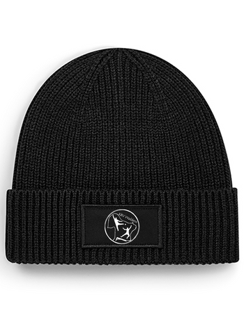 KBV Waddens Fan - Rippstrick Beanie schwarz