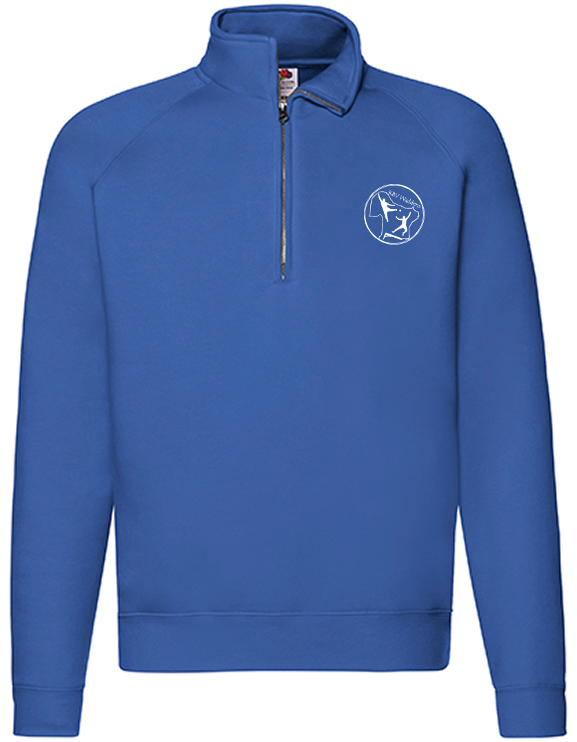 KBV Waddens Fan - Half Zip Sweat Herren blaumit logo
