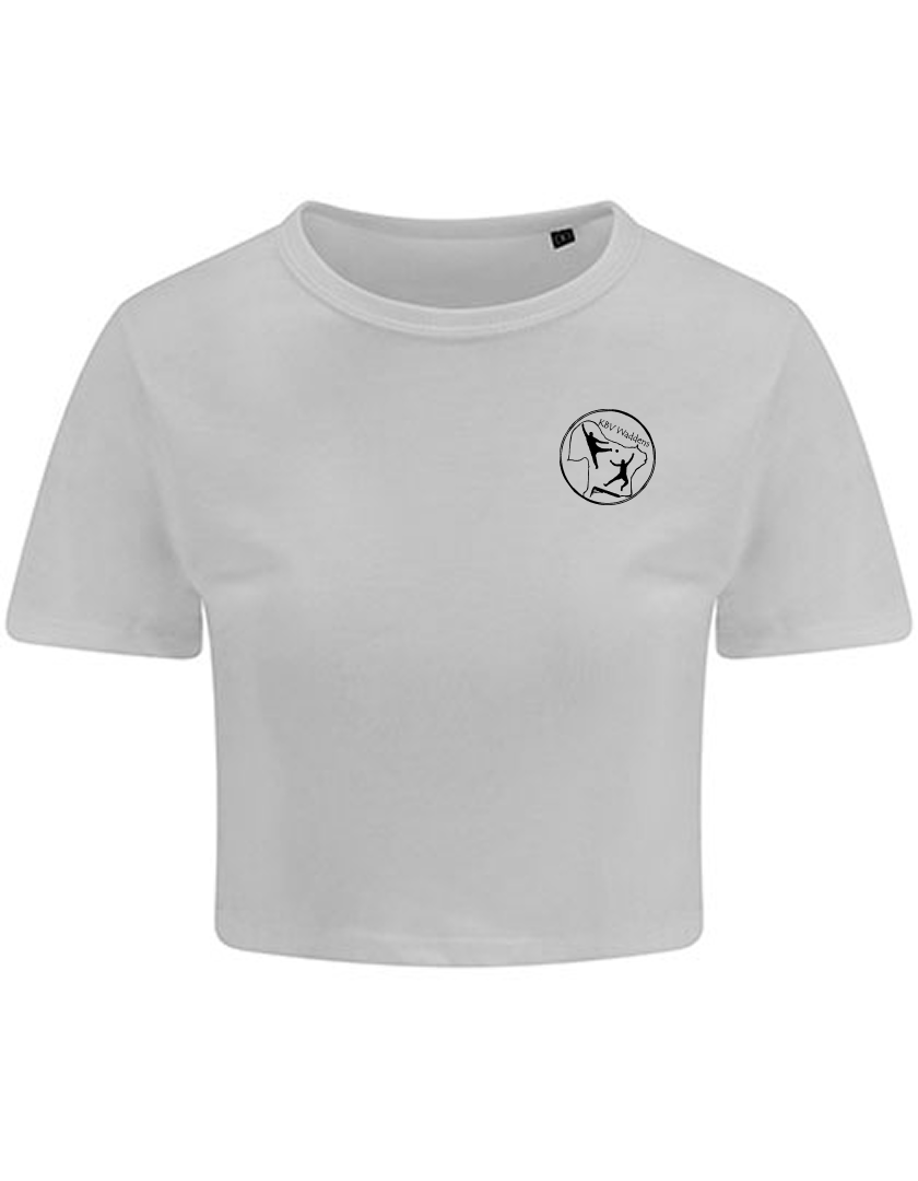 KBV Waddens Fan - T-Shirt Crop Damen weiß