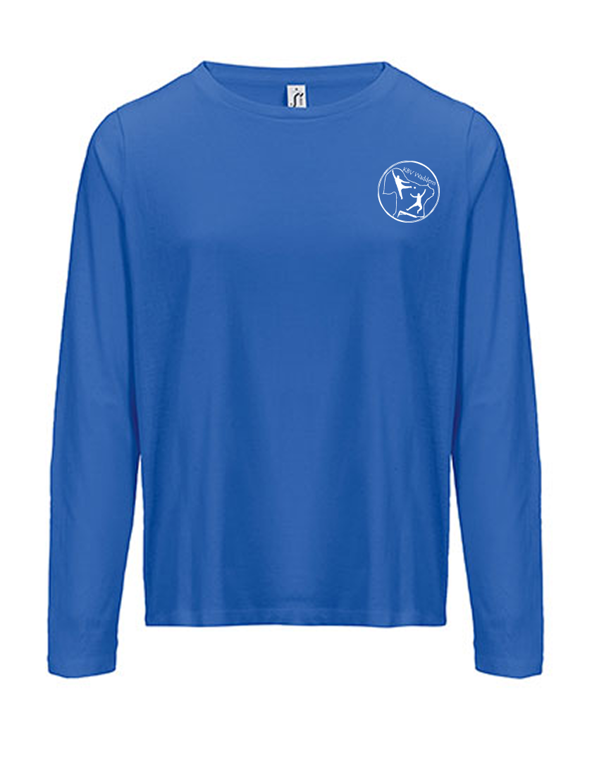 KBV Waddens Fan - Longsleeve Damen blaumit logo