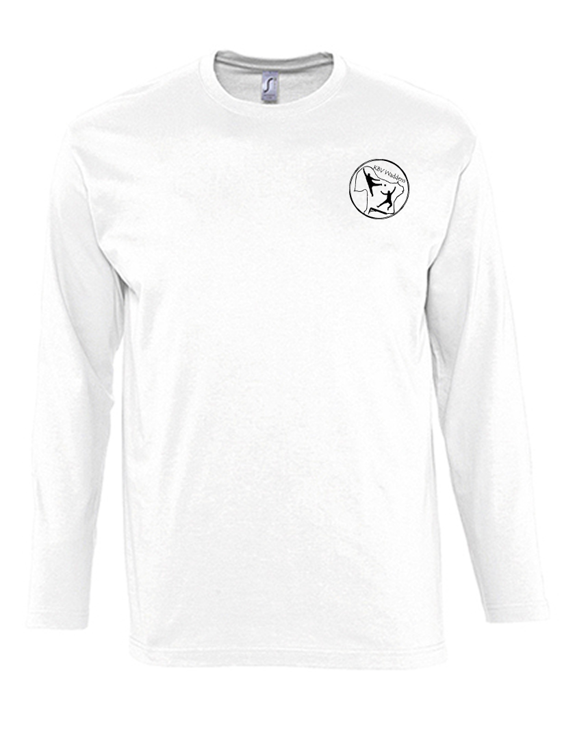 KBV Waddens Fan - Longsleeve Herren weiß