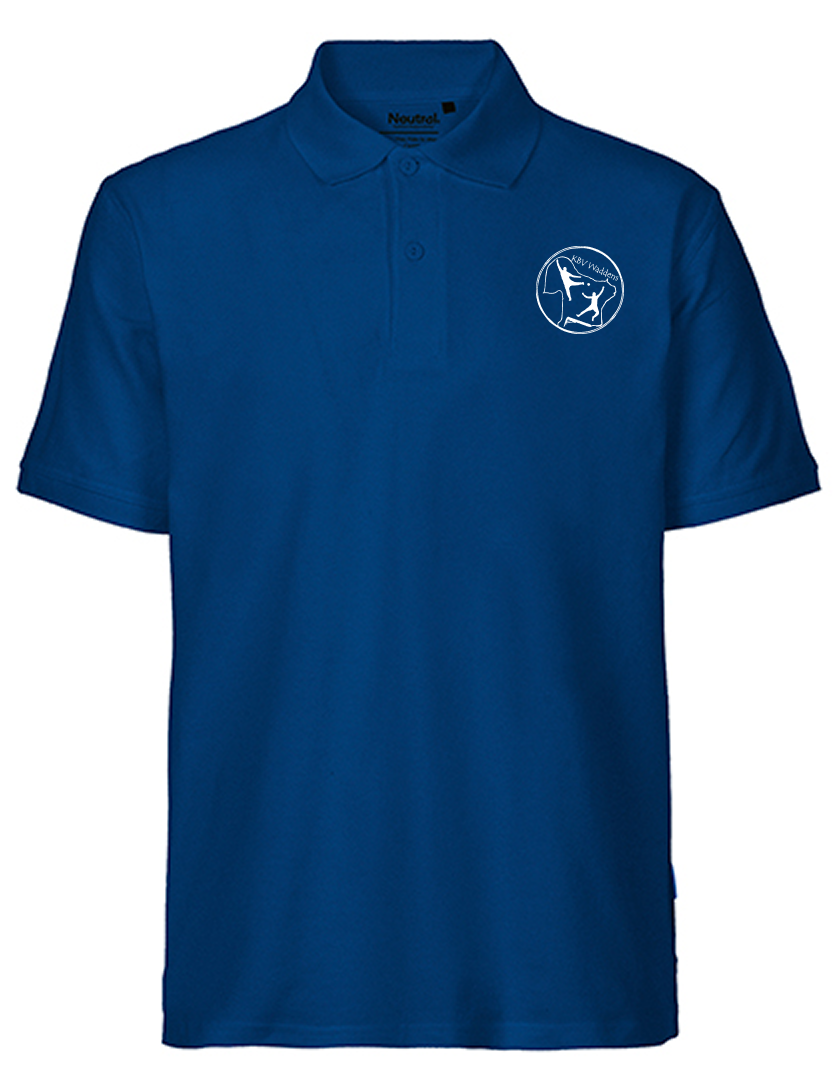 KBV Waddens Fan - Poloshirt Fairtrade Herren blaumit logo