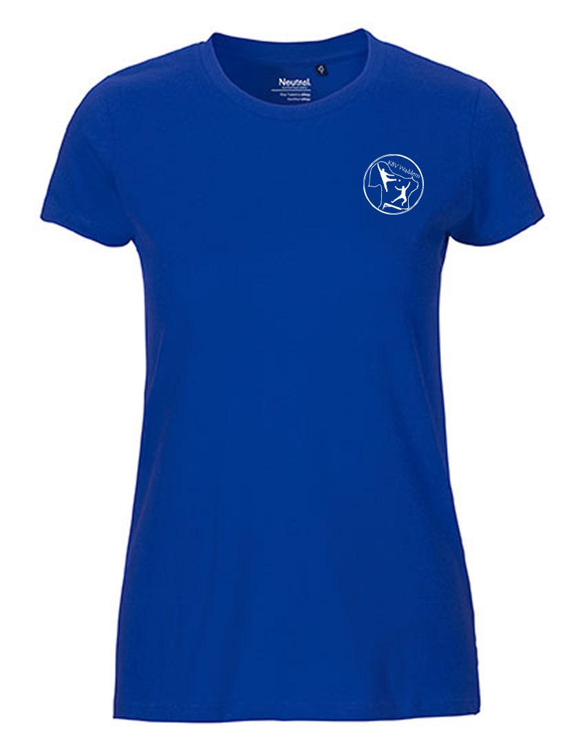 KBV Waddens Fan - T-Shirt Fairtrade Damen blaumit logo