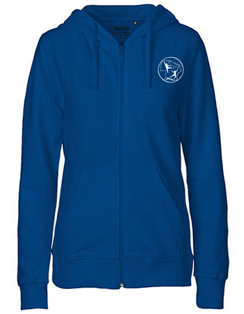 KBV Waddens Fan - Sweatjacke Fairtrade Damen blaumit logo