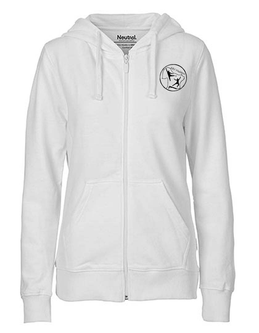 KBV Waddens Fan - Sweatjacke Fairtrade Damen weiß