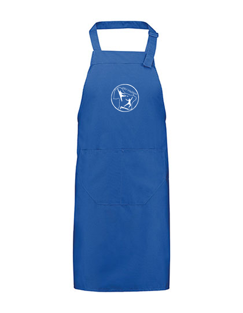 KBV Waddens Fan - Grillschürze blaumit logo