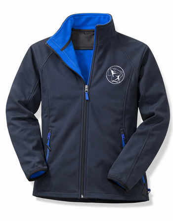 KBV Waddens Fan - Softshelljacke Damen blaumit logo