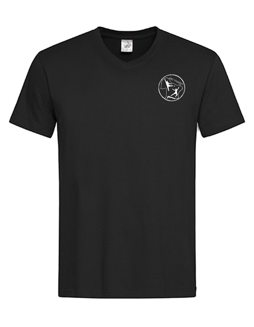 KBV Waddens Fan - T-Shirt V-Ausschnitt Herren schwarz