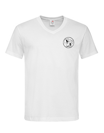 KBV Waddens Fan - T-Shirt V-Ausschnitt Herren weiß