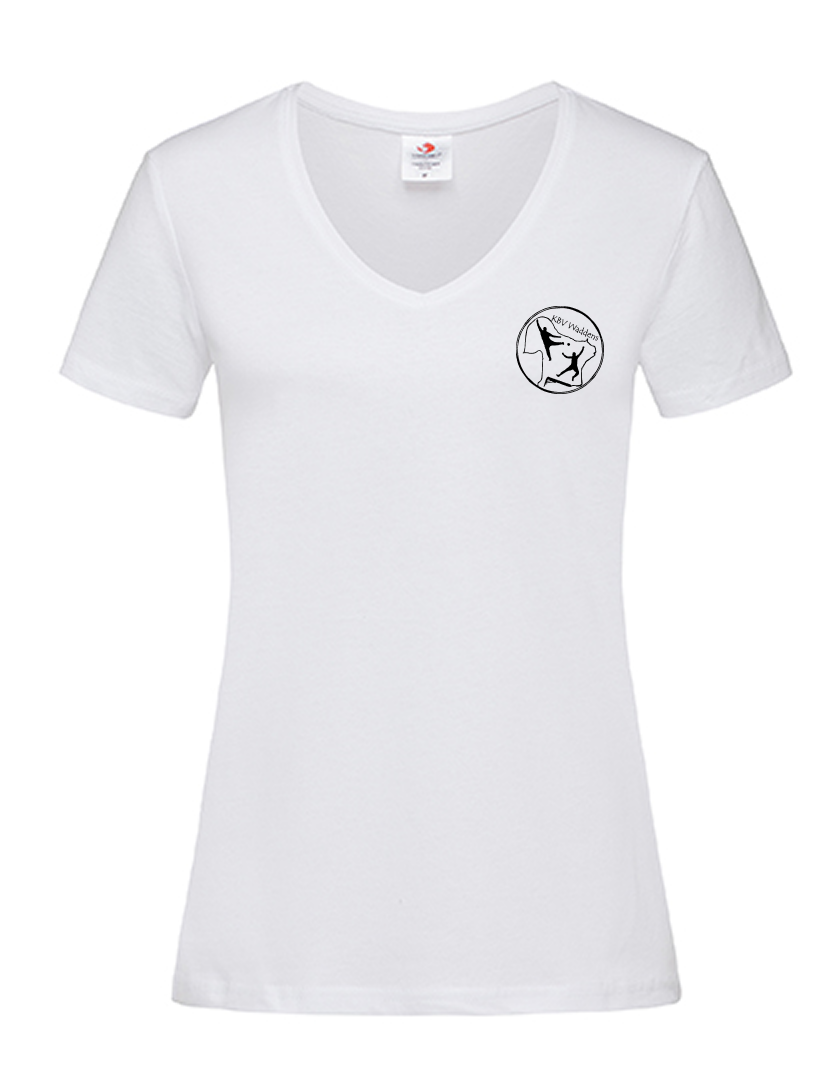 KBV Waddens Fan - T-Shirt V-Ausschnitt Damen weiß