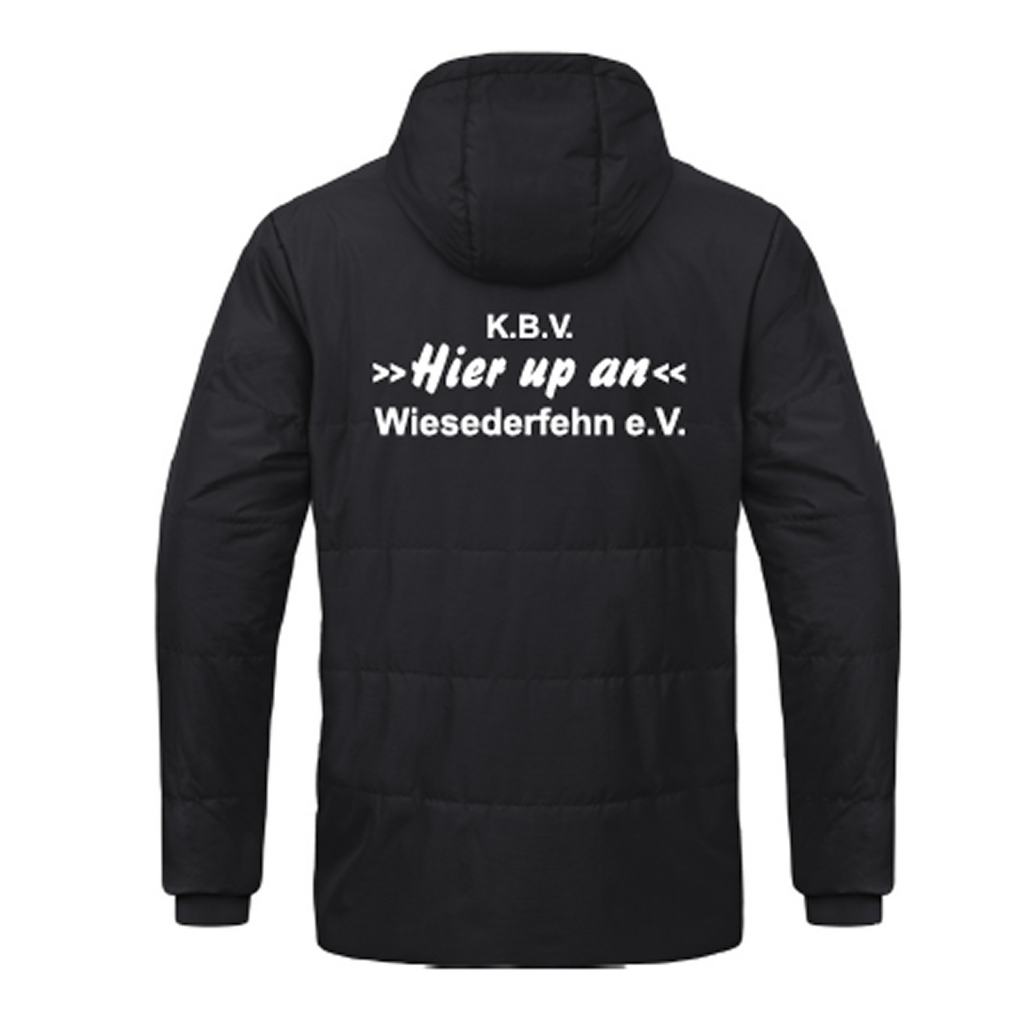 KBV Wiesederfehn Coachjacke "Vereinsname" Kinder Schwarz