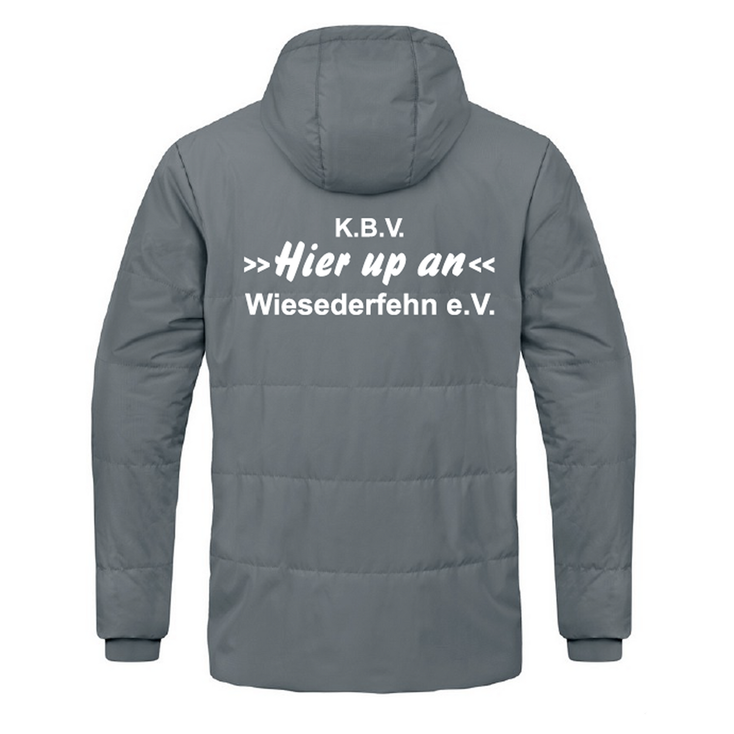 KBV Wiesederfehn Coachjacke "Vereinsname" Kinder Grau