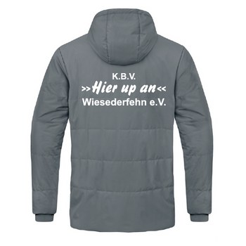 KBV Wiesederfehn Coachjacke "KBV" Herren Grau