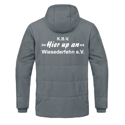 KBV Wiesederfehn Coachjacke "Vereinsname" Kinder Grau