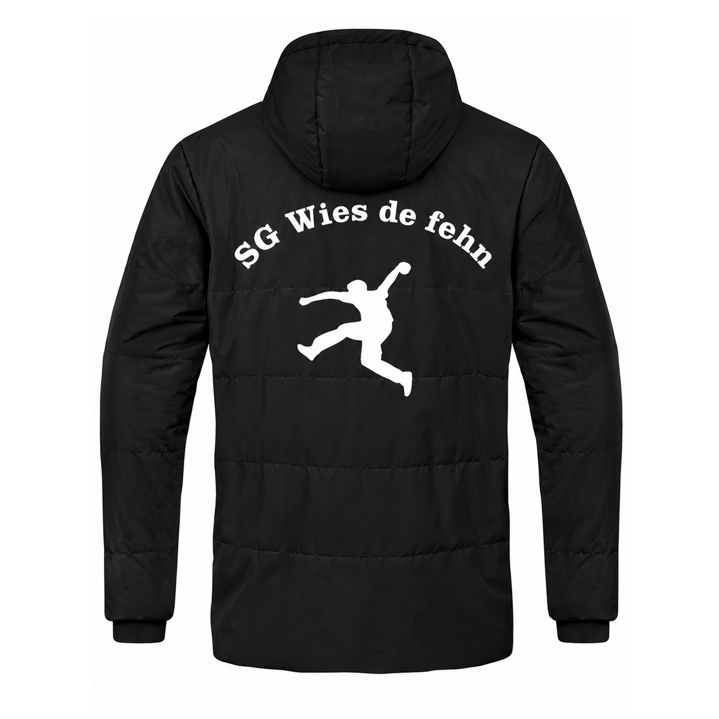 KBV Wiesederfehn Coachjacke "Vereinswappen" Herren Schwarz