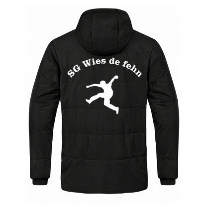 KBV Wiesederfehn Coachjacke "Vereinswappen" Herren Schwarz