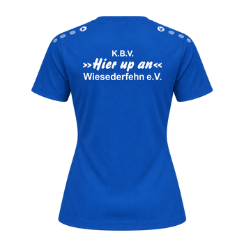 KBV Wiesederfehn T-Shirt Cotton "KBV" Damen Royal