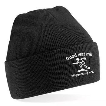 KBV Müggenkrug Fan Strickmütze Schwarz