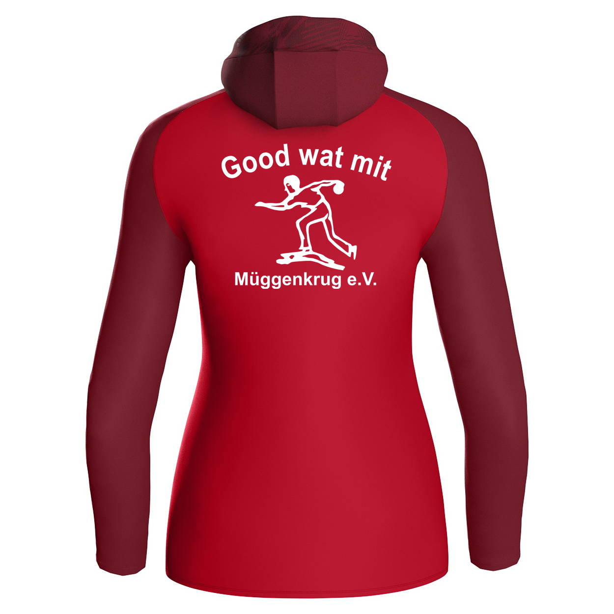 KBV Müggenkrug Kapuzenjacke Iconic Damen Rot