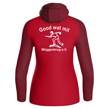 KBV Müggenkrug Kapuzenjacke Iconic Damen Rot