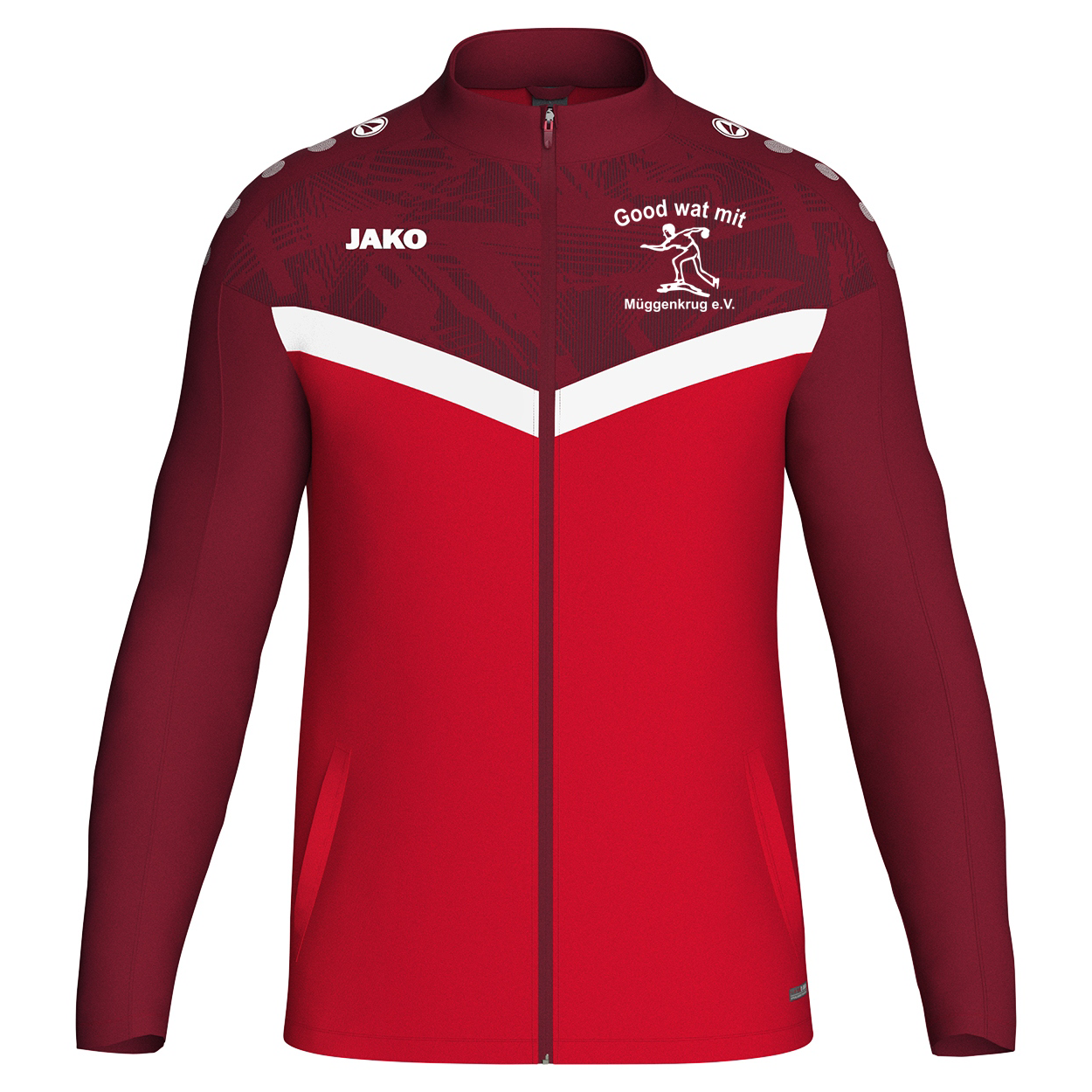 KBV Müggenkrug Polyesterjacke Iconic Kinder Rot