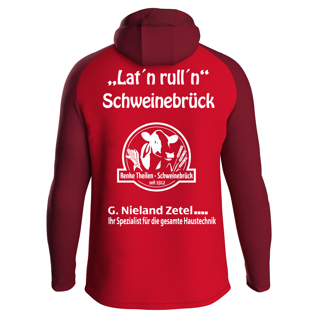 KBV Schweinebrück Kapuzenjacke Iconic Kinder Rot