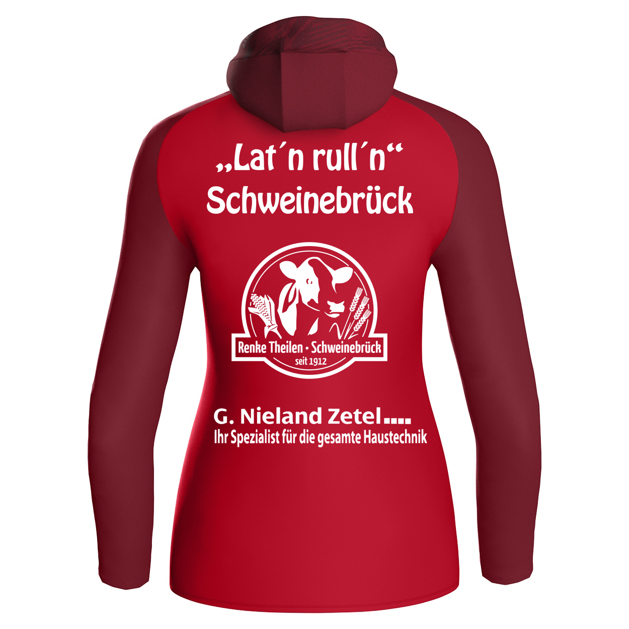KBV Schweinebrück Kapuzenjacke Iconic Damen Rot