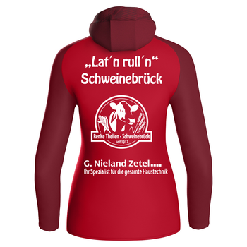 KBV Schweinebrück Kapuzenjacke Iconic Damen Rot