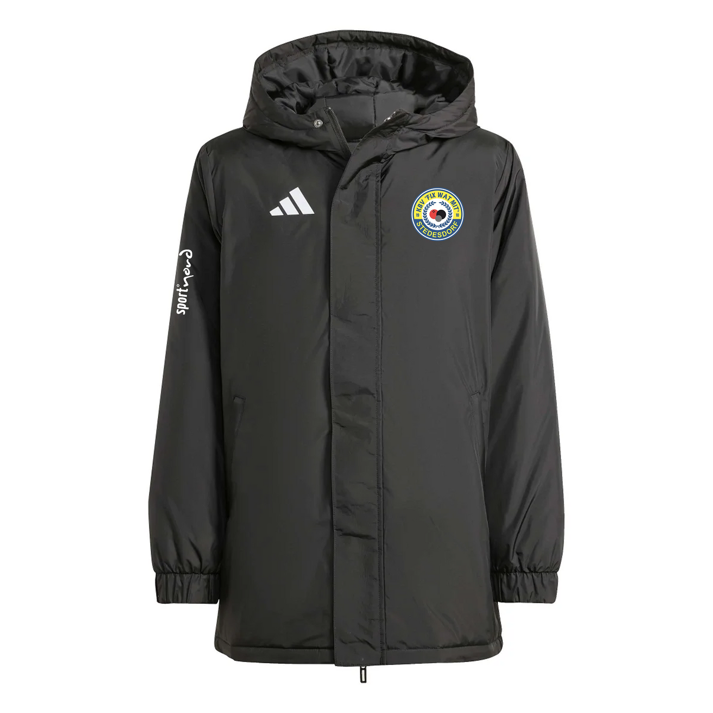 KBV Stedesdorf Stadionjacke Kinder Schwarz