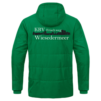 KBV Wiesedermeer Coachjacke Team mit Kapuze Herren Grün