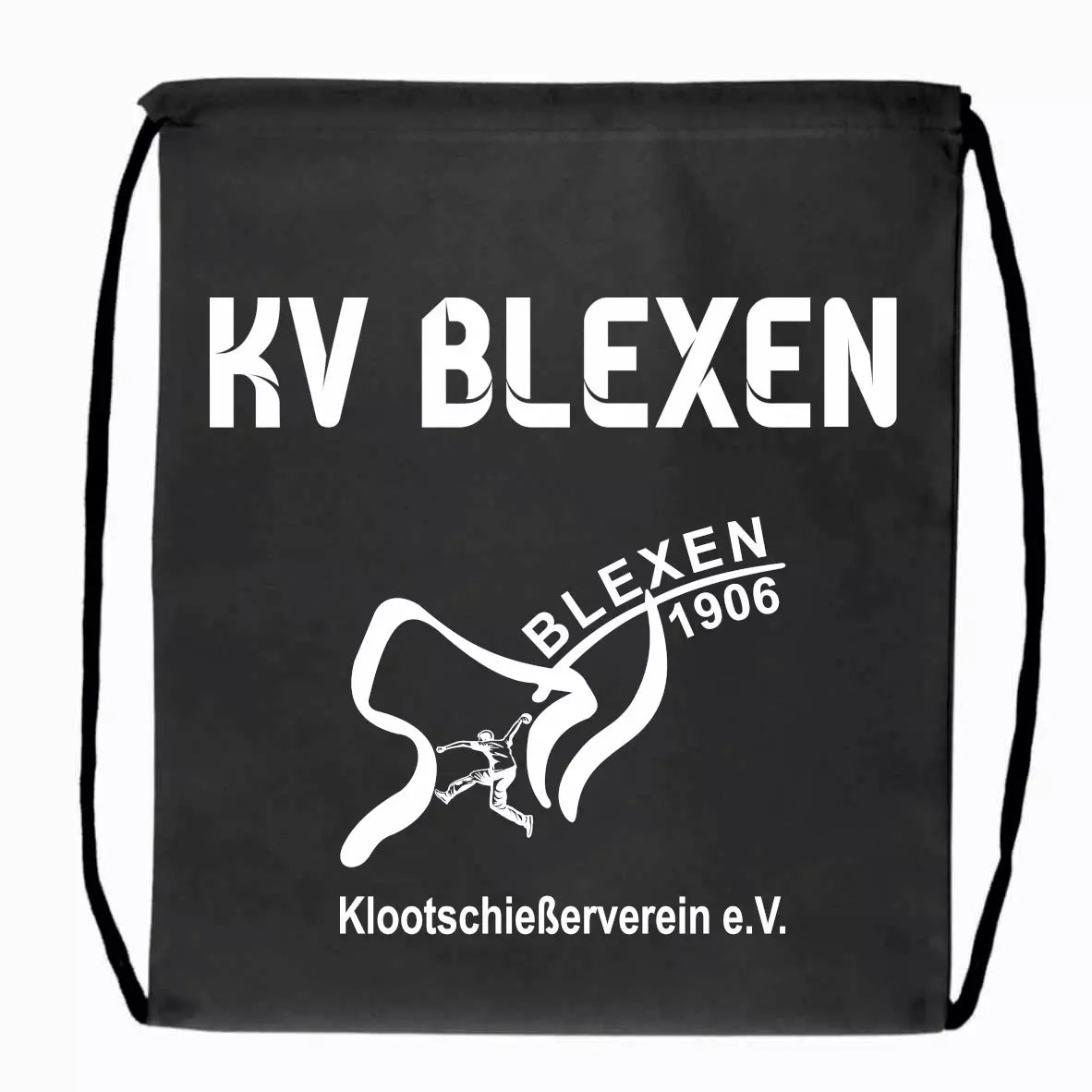 KV Blexen Fan Turnbeutel Schwarz