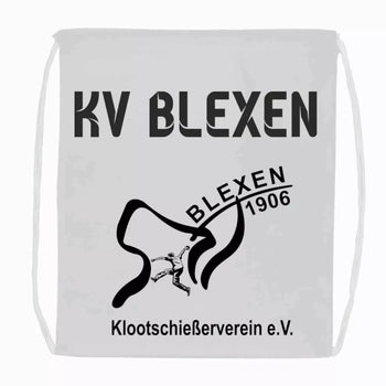 KV Blexen Fan Turnbeutel Weiß