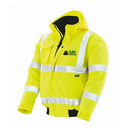 MK Personal Arbeitsjacke Warnschutz (inkl. Brust-Logo)
