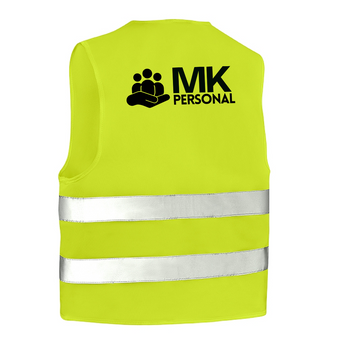 MK Personal Warnschutz-Weste (inkl. Rücken-Logo)