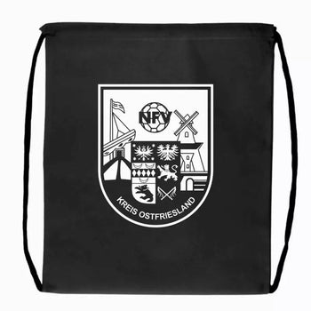 NFV Kreis Ostfriesland Fan Turnbeutel Schwarz
