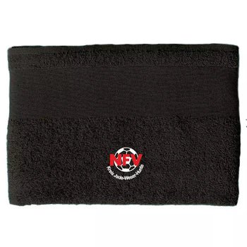 NFV Kreis JWH Fan Duschtuch Schwarz