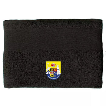 NFV Kreis Ostfriesland Fan Duschtuch Schwarz