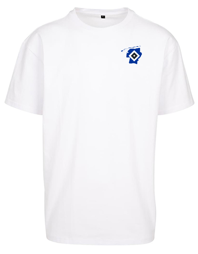 OFC PowerRaute Fresena Fan - T-Shirt oversize Herren weiß