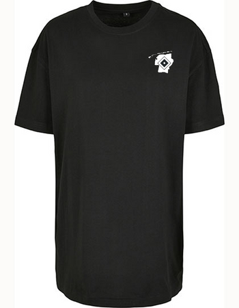 OFC PowerRaute Fresena Fan - T-Shirt oversize Damen schwarz