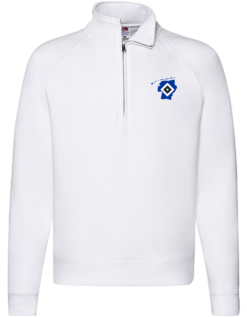 OFC PowerRaute Fresena Fan - Half Zip Sweat Herren weiß