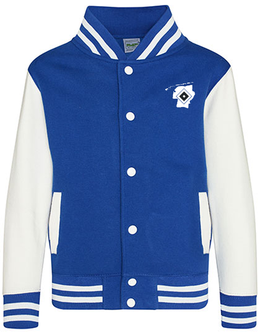 OFC PowerRaute Fresena Fan - Collegejacke Kinder blaumit logo