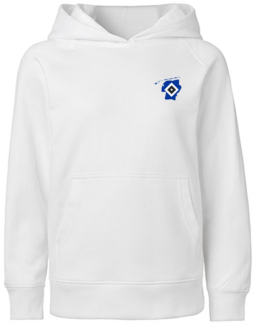 OFC PowerRaute Fresena Fan - Hoodie Fairtrade Kinder weiß