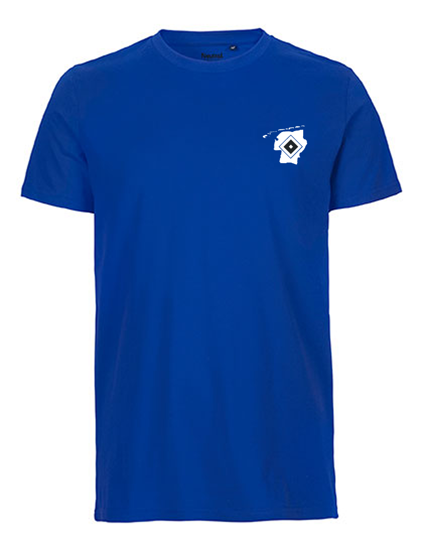 OFC PowerRaute Fresena Fan - T-Shirt Fairtrade Herren blaumit logo