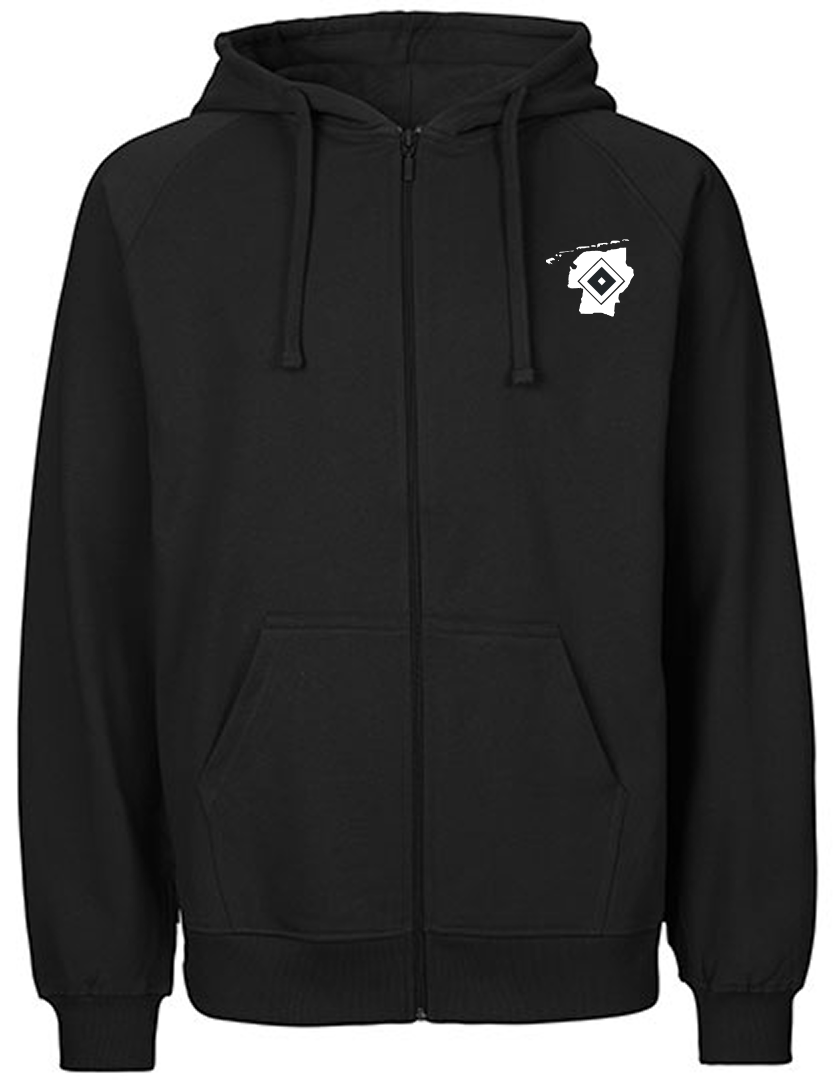 OFC PowerRaute Fresena Fan - Sweatjacke Fairtrade Herren schwarz